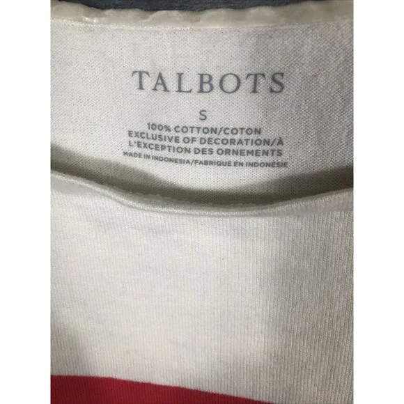 Talbots Sweater Pull Over Women’s  Authentic Adult Size Small 100% Cotton - Picture 5 of 14